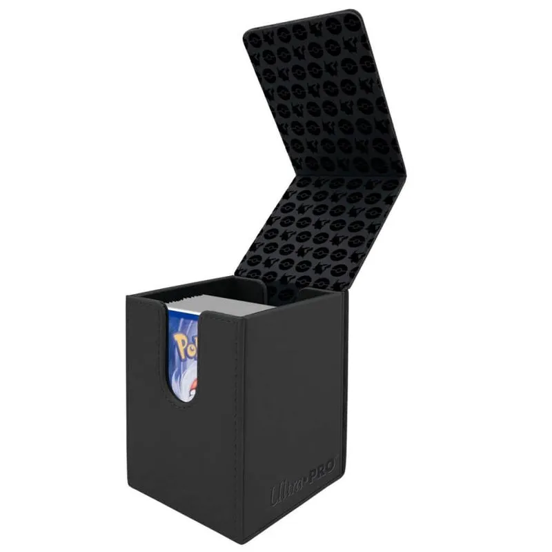 Ultra Pro - Elite Series Pikachu Premium Alcove Flip Deck Box (100 double-sleeved cards) 76 × 100 × 83 mm